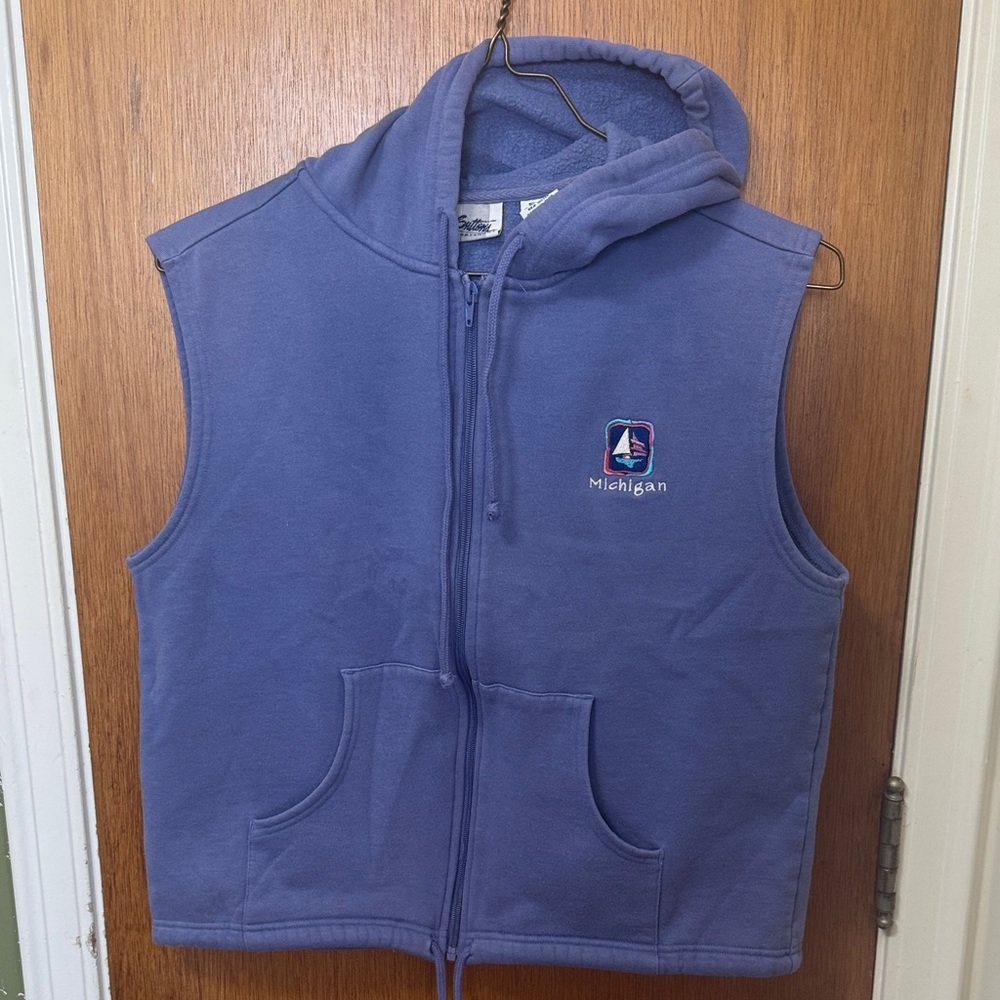 Lavender Hooded Vest